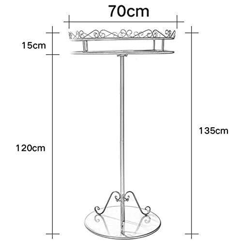 Cadre à vêtements en métal robuste rond au design minimaliste et élégant