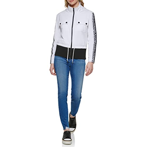 Karl Lagerfield Paris Damen L2bc7187-sw9-mittel Sweatshirt, Weiß (Soft...