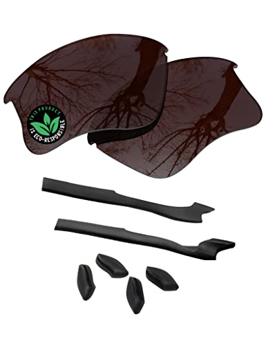 Image of Raydi Replacement Lenses & Rubber Kits for Oakley Half Jacket 2.0 OO9144 | Half Jacket 2.0 XL Rectangular Sunglasses