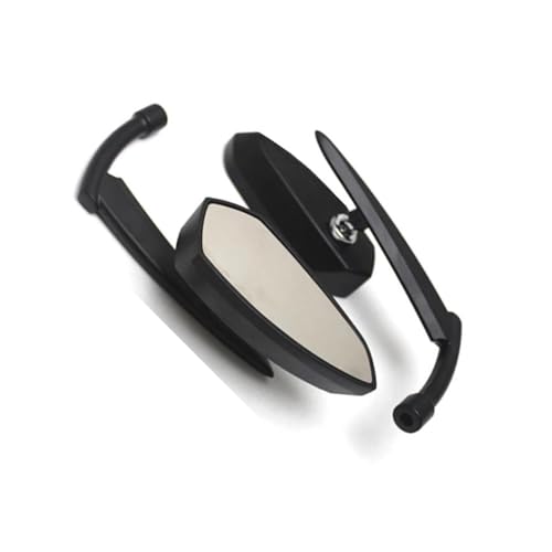 Rétroviseurs d'extrémité guidon moto en aluminium universel pour R Nine T