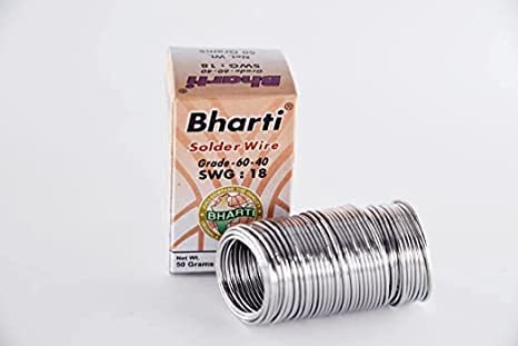 AUTO BOTIX Bharti 18gaze Solder Wire/Solder Wire/ 60-40 Solder Wire(50gm) (B0BGLMNFLF) Amazon Price History, Amazon Price Tracker