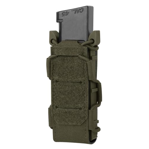 KRYDEX 9mm Magazine Pouch Holder Open Top Universal Mag Pouch (RG)
