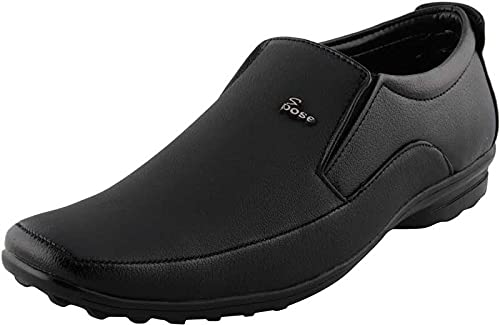 Matze Mens Black Synthetic Leather Formal Shoes (Numeric_9) (B09FZGT36C) Amazon Price History, Amazon Price Tracker