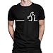 Balum La Linea Herren T-Shirt, Schwarz, XXL