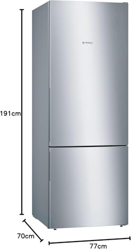 Bosch KGV58VLEAS, Série 4, Réfrigérateur congélateur, Pose libre, 191 x 70 cm, 377 L / 126 L, Inox – Image 5