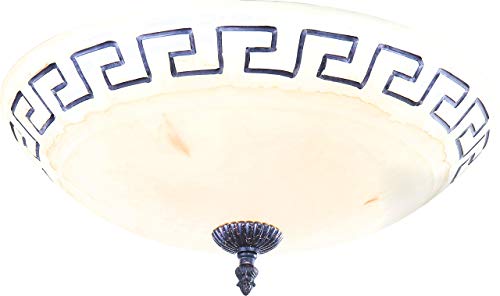 Preisvergleich Produktbild GLOBO RUSTIA cristal antiguo plafón 2x60W