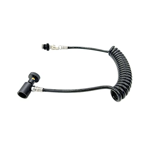 Heyxire Paintball Tank Remote Coil High Pressure Co2 Compressed Air Remote Line For Paintball (Universal Fit For All Paintball Markers) #TOP3