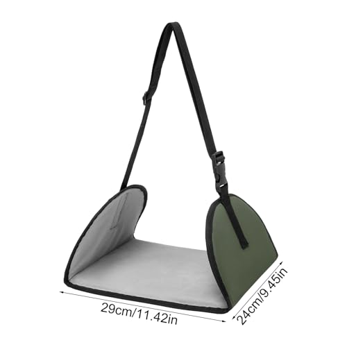 Reposapiés para hamaca de avión - Eslinga de pie de viaje más larga con longitud ajustable, reposapiés oscilante comodidad para la pierna para el tren de avión, oficina, hogar, debajo del escritorio - imagen 6
