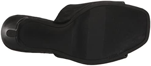 DKNY Women's Open Toe Fashion Pump Heel Sandal Heeled, BLK/BLK Combo, 6.5 | Image 3