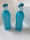 EcoEasy Lot de 2 gourdes de 750 ml dans une superbe nouvelle couleur. Exclusivement gratuitement avec : notre stylo à bille « Superbe ustensile ménager ».