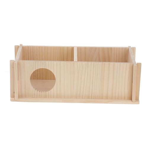 SUPVOX Hamster Wooden House Creative Shelter and Fun Hideout for Pets Habitat for Hamsters Hedgehogs and Guinea Pigs Sturdy Design with Workmanship