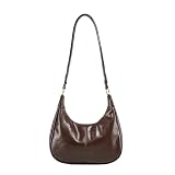 JYG Small Hobo Bags for Women Retro Crescent Coffee Shoulder Purse Fall Soft Crossbody Handbag 2026