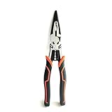 1 pz. Spellafili multifunzione, pinza diagonale, tronchese, pinza a becchi lunghi, tronchese laterale, cesoie for cavi, utensili manuali for elettricisti