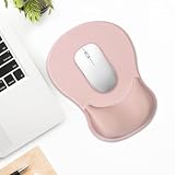Mouse Pad with Gel Wrist Rest Support - Ergonomic Mousepad with Non-Slip Base for Desktop/Latop/Office/Gaming