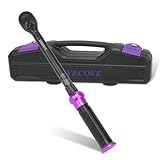UYECOVE トルクレンチ バイク プレセット型 差込角9.5 mm (3/8インチ) 5-60N.m オートバイトルクレンチ 高精度 ±3％ ダブル目盛り 左右回転 72ギア 5°送り角 快速着脱 小型 携帯 手動 機械式 読みやすい 簡易 軽量 校正証明書 日本語取扱説明書 収納ケース付き