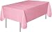 Occasions 6-Pack Pink Plastic Tablecloth | Plastic Table Cover | Disposable Tablecloths 54" x 108" Table Cloth 100% Recyclable | Great for Party, Wedding, Reception, Baby Shower, Birthday