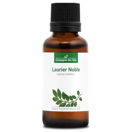 LAURIER NOBLE (Laurus Nobilis) BIO - 30mL - Huile Essentielle de Qualité Premium - 100% Pure, Naturelle, garantie ChromaCert® - Chémotypée & Intégrale