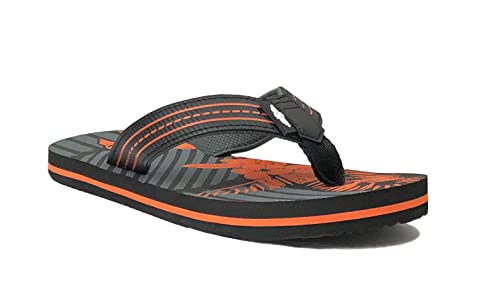 Image of REDVOLUTION New Boys' Beach Sandal TRIBAL Tattoo | Geometric Bali Flip-Flop Sandals