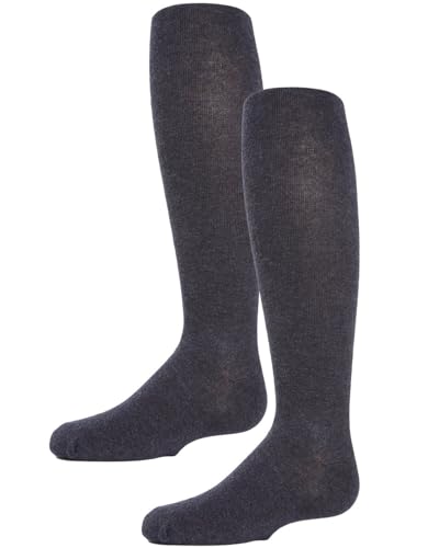 MeMoi Girls' 2 Pair Pack Essentials Cotton Tights2
