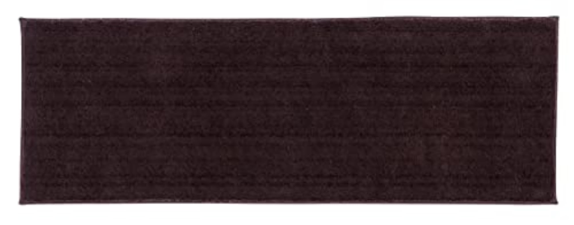 Micro Plush Microfiber Runner Rug 50x150 cm Brown
