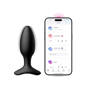 LOVENSE Hush 2 Vibrating Butt Plug 1.5″, Silicone...
