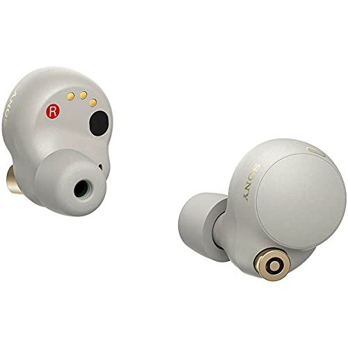 Image of Sony WF-1000XM4 Industry Leading Noise Canceling Truly Wireless Earbud Headphones with Alexa Built-in, Silver