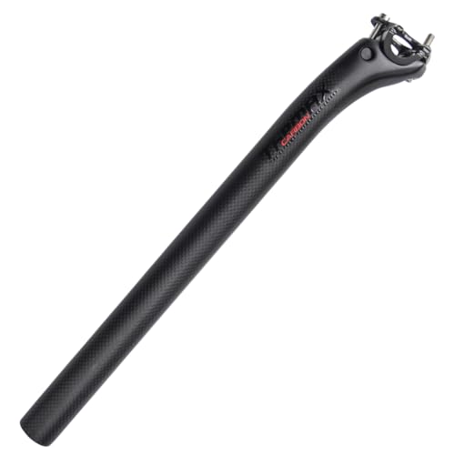 Tige de selle en carbone 3K mat décalée absorbe les chocs