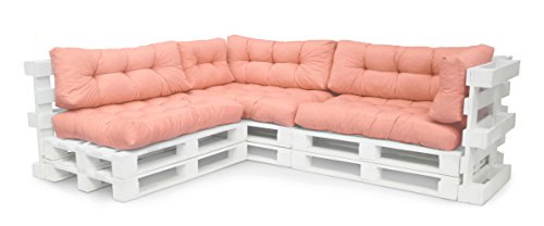 Spatium pallet cushions, Cushions for pallets, pallet pad, Euro pallet furniture (Decorative Cushion 30x30, Salmon)