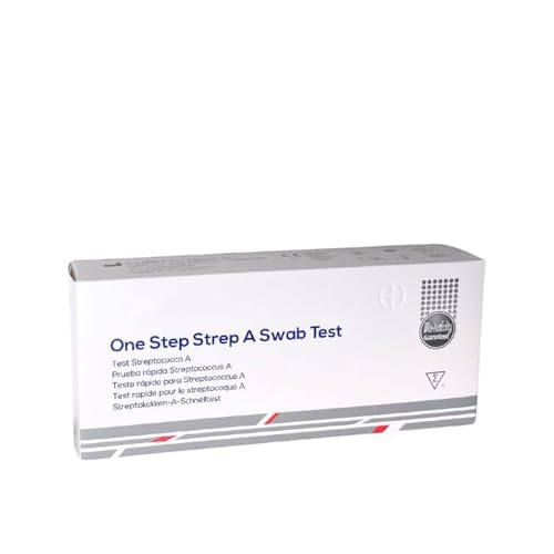 Tampón estreptococo A | Tampón faríngeo para la detección de estreptococo A | Prueba útil para evaluar la necesidad de tratamientos antibióticos para adultos y niños | Resultados en 10 minutos