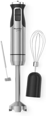 MuellerLiving Immersion Handheld Stick Blender: 8-Speed Stainless Ste...