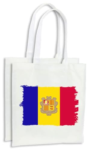 MERCHANDMANIA PACK 2 BOLSAS bandera andorra pais gobierno andorrano cocina compra kitchen