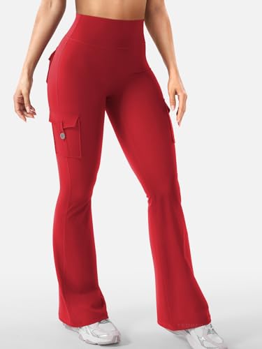 Image of YEOREO CoreFlex Women Workout Flare Leggings