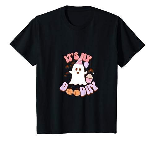 Niños Lindos niños Halloween cumpleaños es mi día de abucheo Camiseta