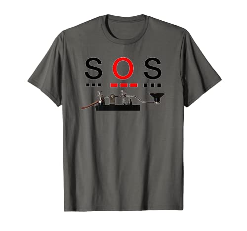 Código Morse SOS Camiseta
