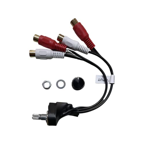 12Vmax Electronics Flush Mount Level Control For Car Audio Amplifiers Universal Bass Knob Volume Gain Control #TOP4
