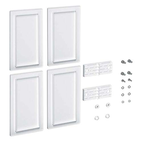 Adaptateur plastique blanc Hager FZ774A combler espace vide tableau