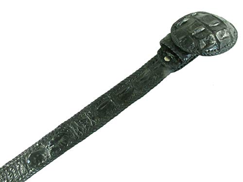 Genuine Crocodile Skin Leather Handmade Cowboy Belt 46" Long2