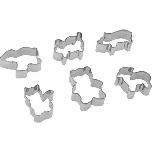 Westmark Ausstechformen-Set, Verschiedene Tiermotive, Rostfreier Edelstahl, Animals, 6-tlg., Silber, 31922260 – Ansicht 1