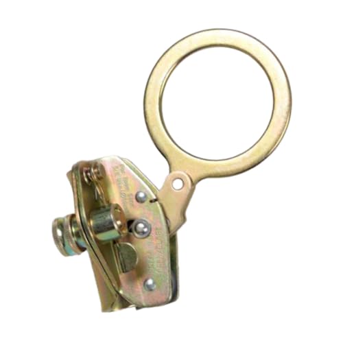 predolo Climb Self Locking Rope Grab, Alloy Steel, Tensile Load 18kN, Easy to Use Fall Protector Arrest Ascender for Arborist Pulley, Style B