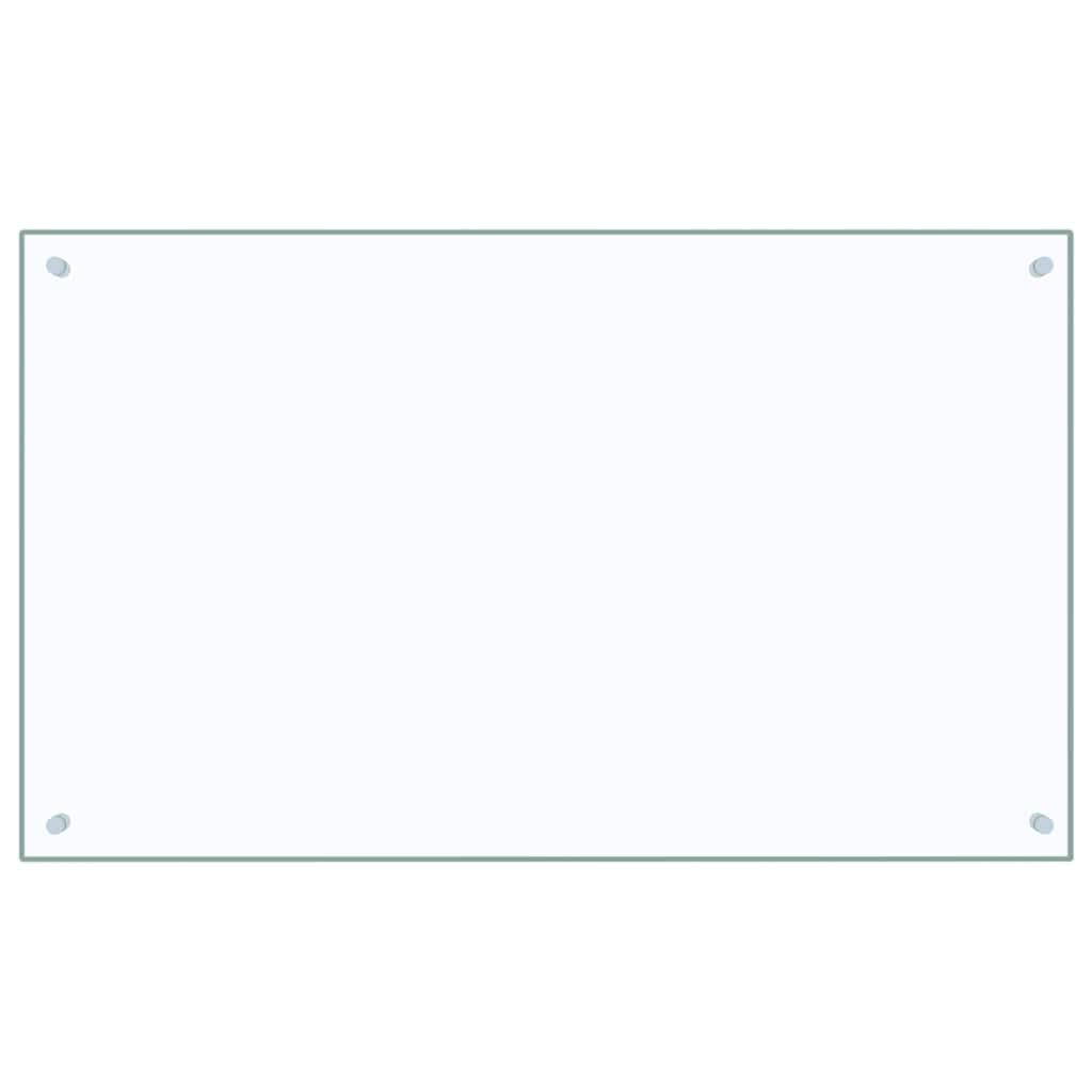 vidaXL Küchenrückwand Hartglas Spritzschutz 100x60 cm Transparent