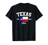 Vintage Texas Austin EST 1845 Souvenir Gift T-Shirt