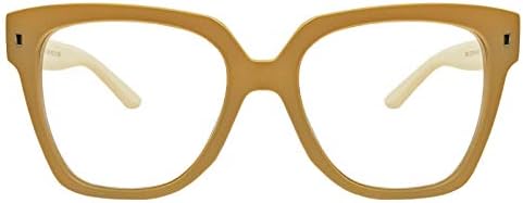Retro Nerd Geek Oversized Eye Glasses Horn Rim Framed Clear Lens Spectacles