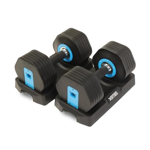 XRT65 Adjustable Dumbbells Set of 2 | 02Kgs - 12Kgs | Gym Equipment For Home Workout for Men & Women | Black (12 KGs + 12 KGs), No-Freeze Dumbbells, Iron + Polypropylene + Nylon
