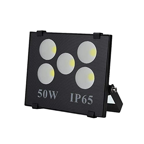 Super Bright 50W LED Floodlight - Waterproof Outdoor Spotlight for Construction Sites, IP66/65 Explosion-Proof Rechargeable Work Light, Ideal for Stadiums & Heavy-Duty Use
