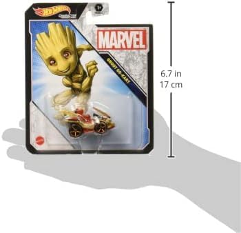 Hot Wheels Character Cars Marvel Groot miniatura 3