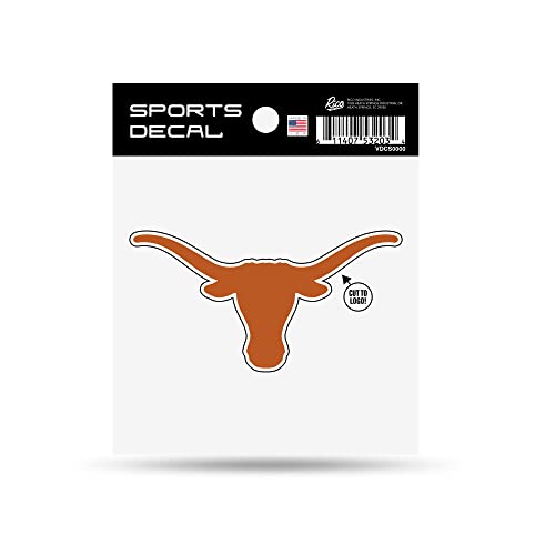Rico Industries NCAA Texas Longhorns Primary Logo 4" x 4" Sports Decal