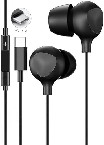 （02:00時点） 寝ホン 有線 睡眠用イヤホン タイプc【アップグレード版】USB Type-C 寝ながらイヤホン ユニークなソフトシリコンで作り出したので超快適 超軽量 超小型 超快適 外部ノイズ遮断 柔軟性高 リモコン マイク付き iPhone&Android対応 安眠 仕事 勉強 通勤通学最適（ブラック）