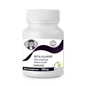 Beta-Alanine 120 Capsules Non-Essential Amino Acid Health Supplements Nutrition Pills – Healthy Mood