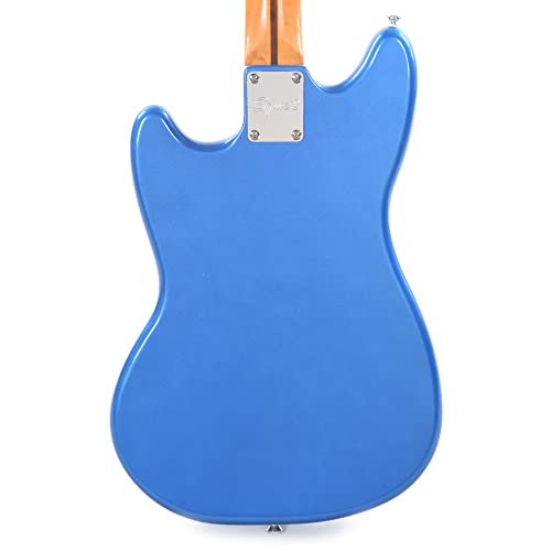 Squier Classic Vibe ’60s Mustang Competition – touche laurier – Lake Placid Blue avec rayures Bleu - Les Beatles, Paul McCartney, John Lennon, RIngo Starr, George Harrison Squier Classic Vibe '60s Mustang Competition - touche laurier - Lake Placid Blue avec rayures Bleu – Image 4