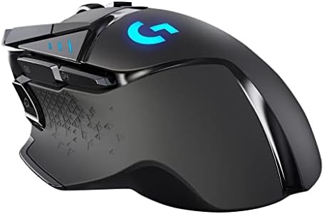 Logitech G 502 LIGHTSPEED Wireless Gaming Mouse, 25K Hero Gaming Sensor, 25600 DPI, RGB, Ultra-Light, 11 Programmable Buttons, Long-Life Battery, Powerplay-Compatible, PC, Packaging – Black